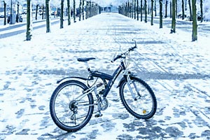 Schalt- und Bremsprobleme am Fahrrad bei Kälte und Frost?